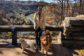 laura johnson agent coordinator fall dogs on a bridge