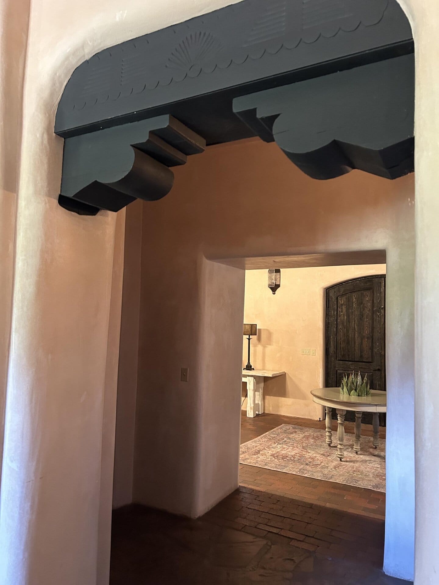 entry door new mexico rancho de abiquiu