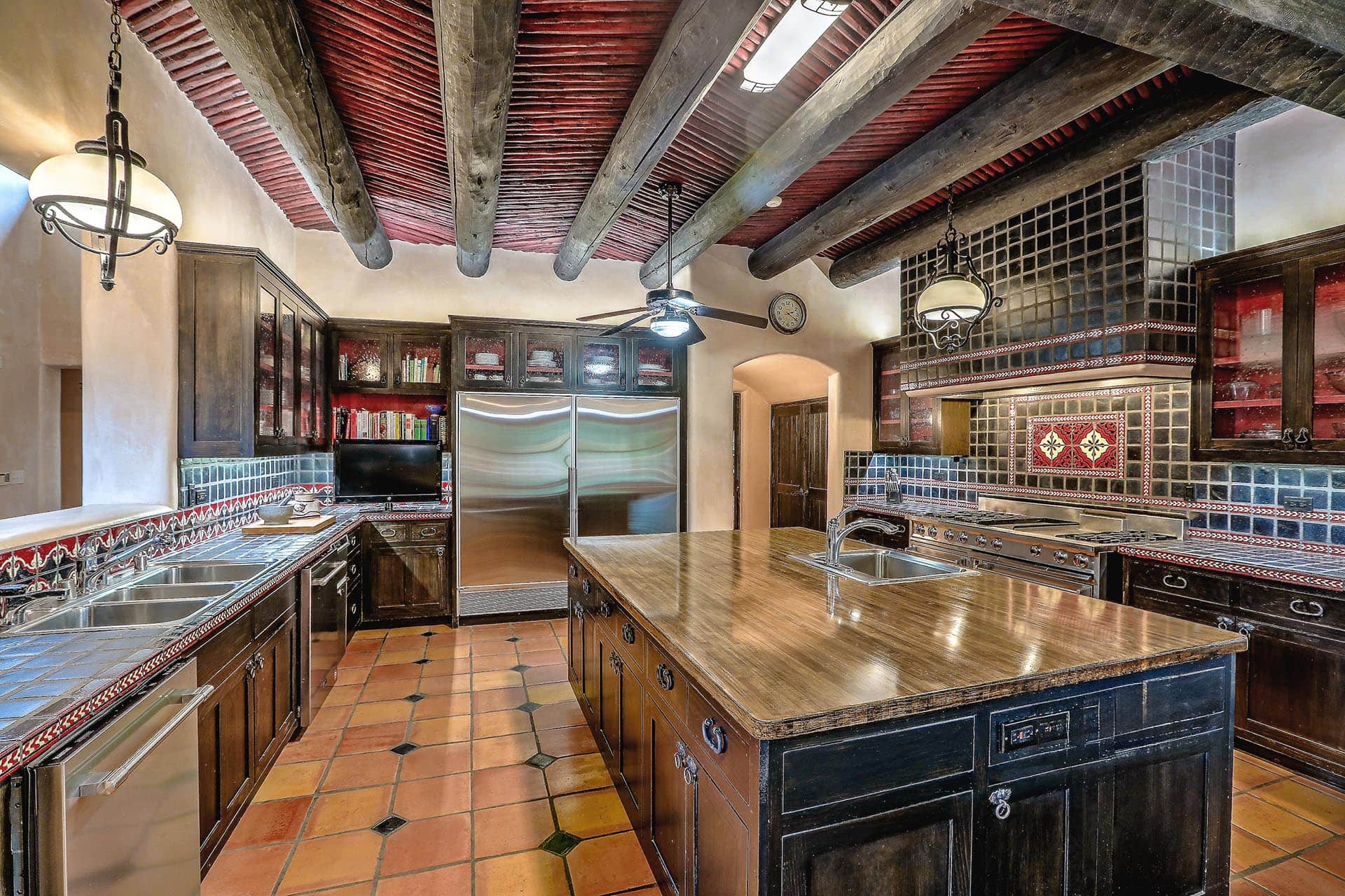 kitchen northeast new mexico rancho de abiquiu