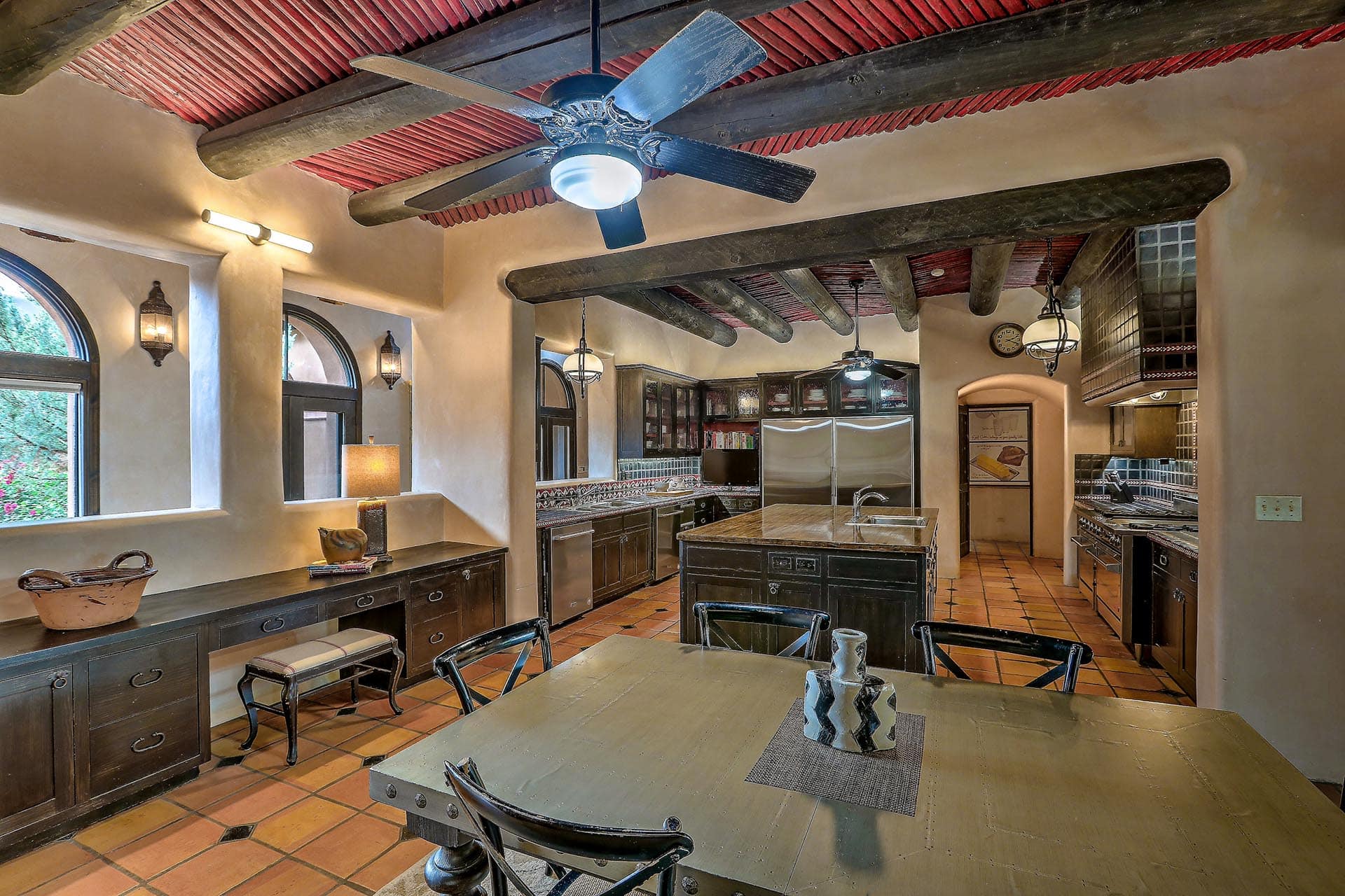 kitchen north new mexico rancho de abiquiu
