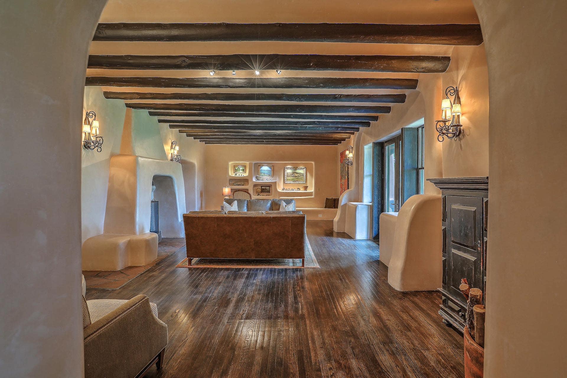main living area santa fe new mexico rancho de abiquiu