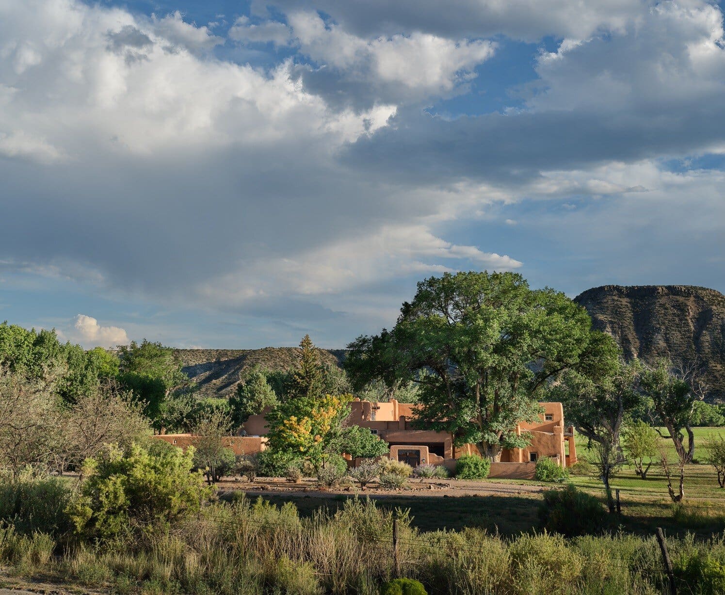 exterior sky santa fe new mexico rancho de abiquiu