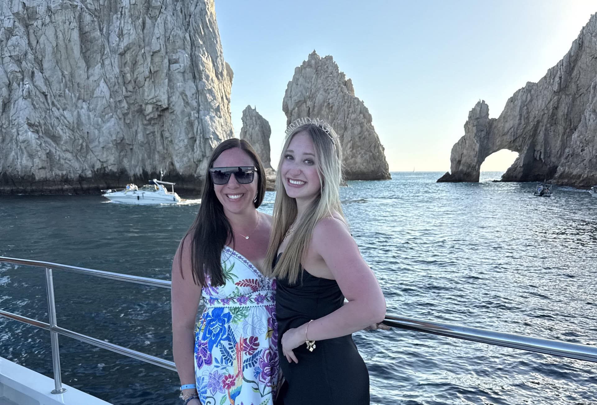 Ashley and daughter in cabo