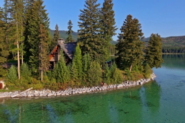 water frontage for sale Montana Ashley Lake Mountain Estate