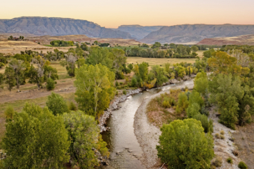 water frontage for sale wyoming the hideout lodge guest ranch