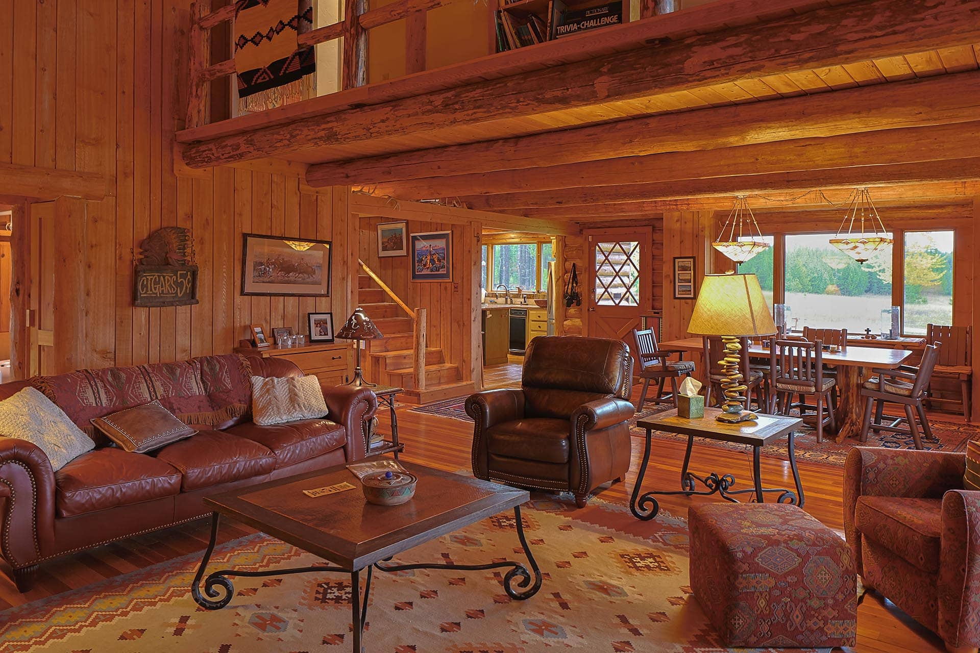 Living Room Montana Hanging J Ranch