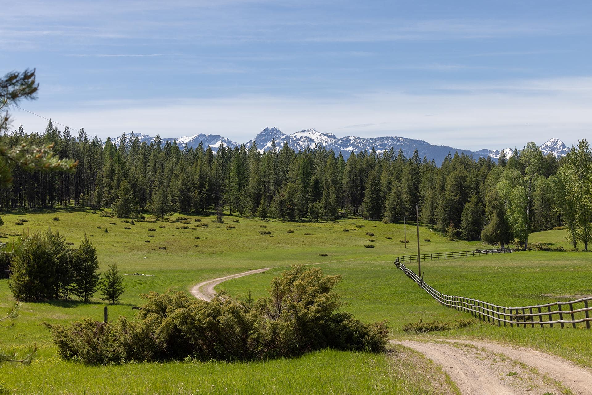 Mission Backdrop Montana Hanging J Ranch