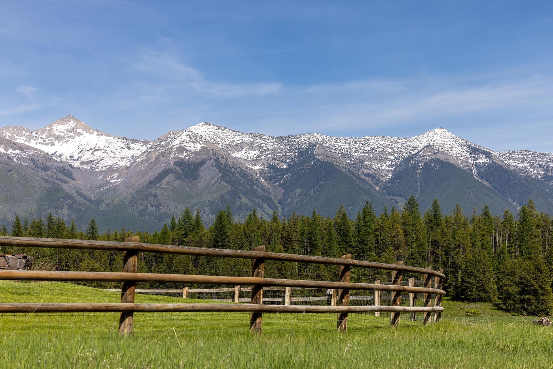 Three Rail Fence Montana Hanging J Ranch