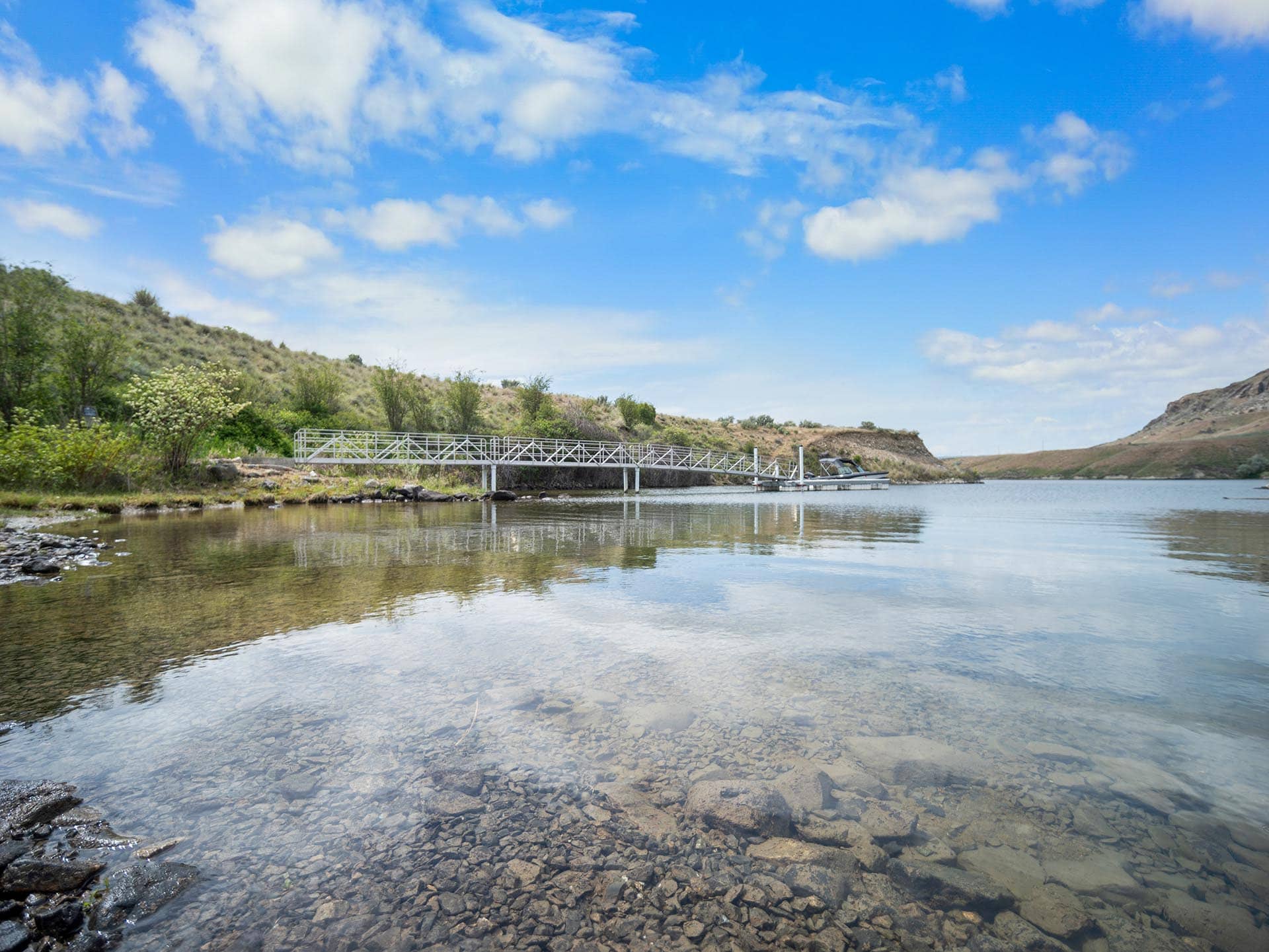 Boat Launch and Dock Washington Rilette Springs on the Columbia