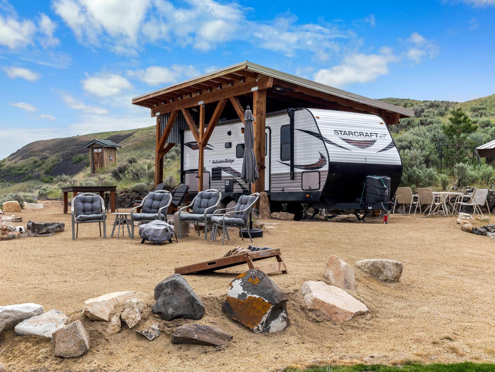 Camper Trailer Washington Rilette Springs on the Columbia