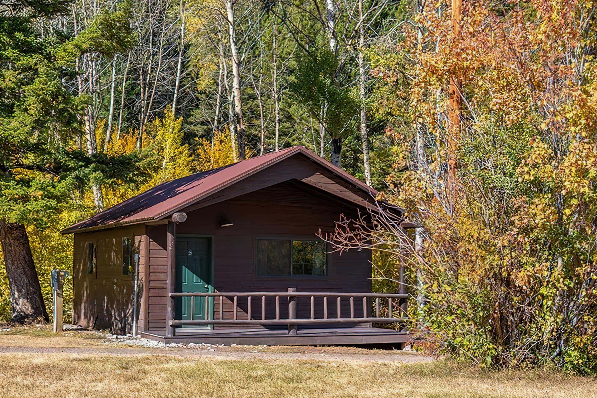 Fall Cabin Montana Sun Canyon Lodge