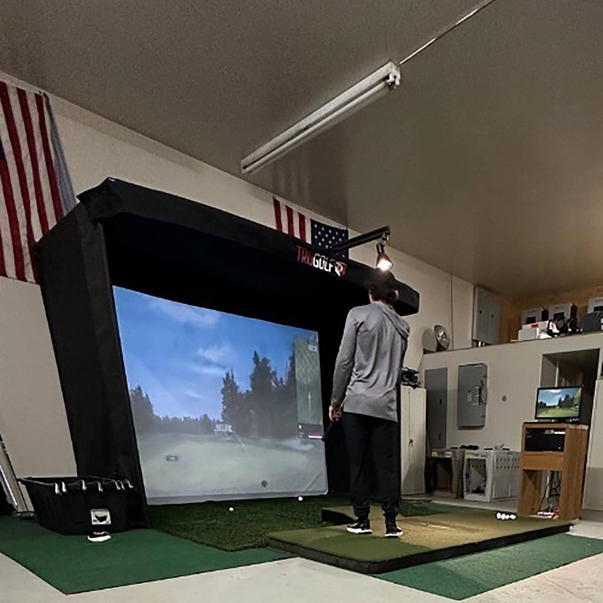 golf simulator alaska shulin lake resort