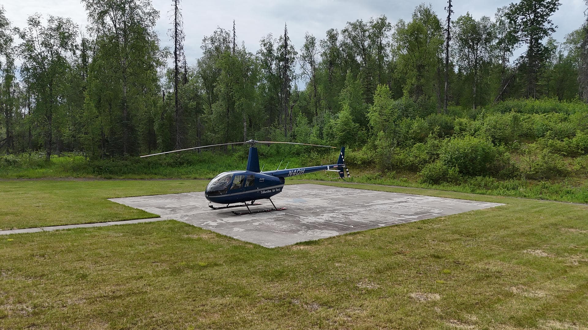 helicopter alaska shulin lake resort