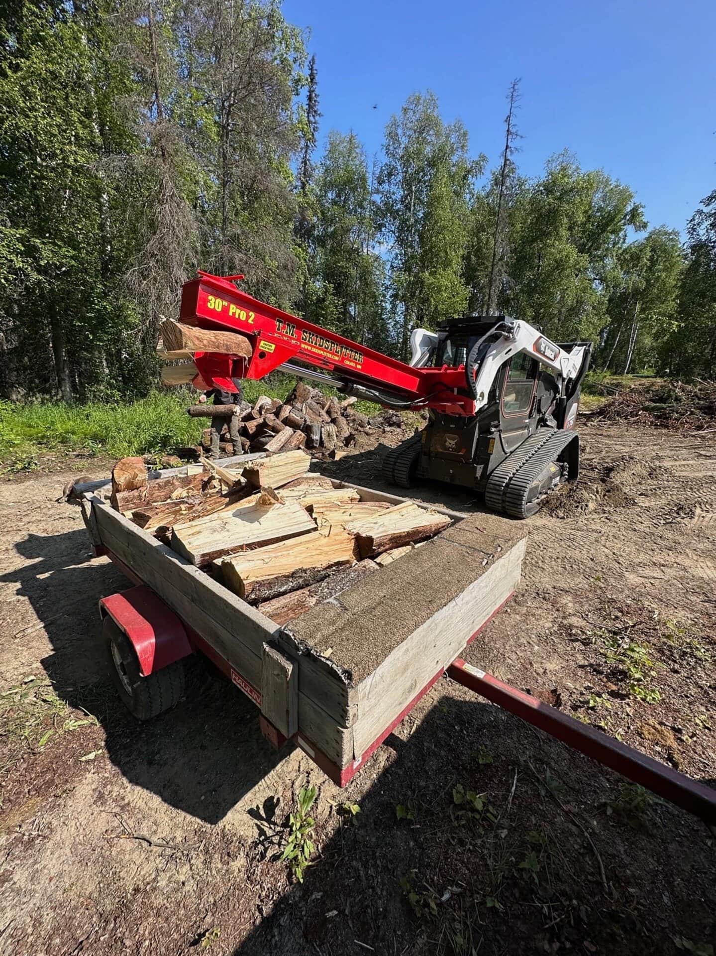 log splitter alaska shulin lake resort