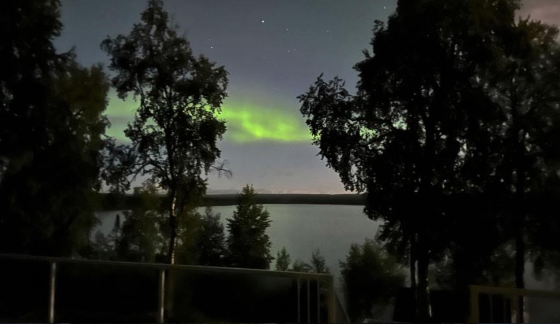 night view alaska shulin lake resort