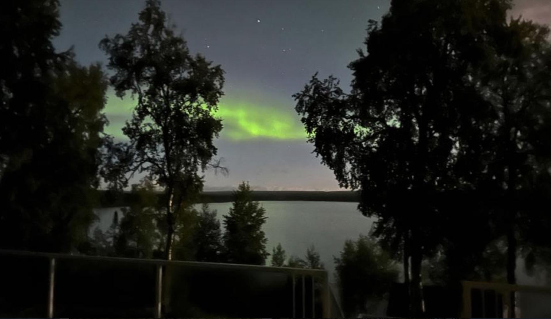 night view alaska shulin lake resort
