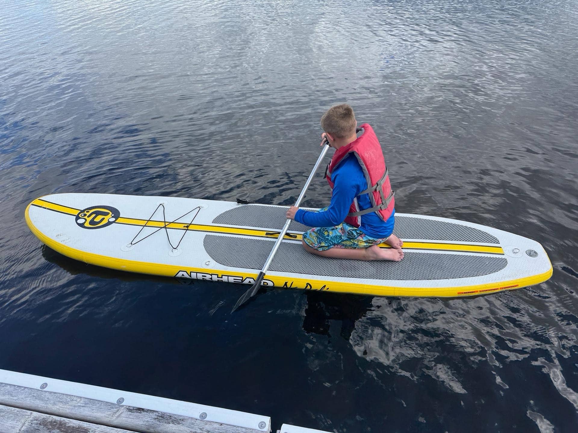 paddle boarding alaska shulin lake resort
