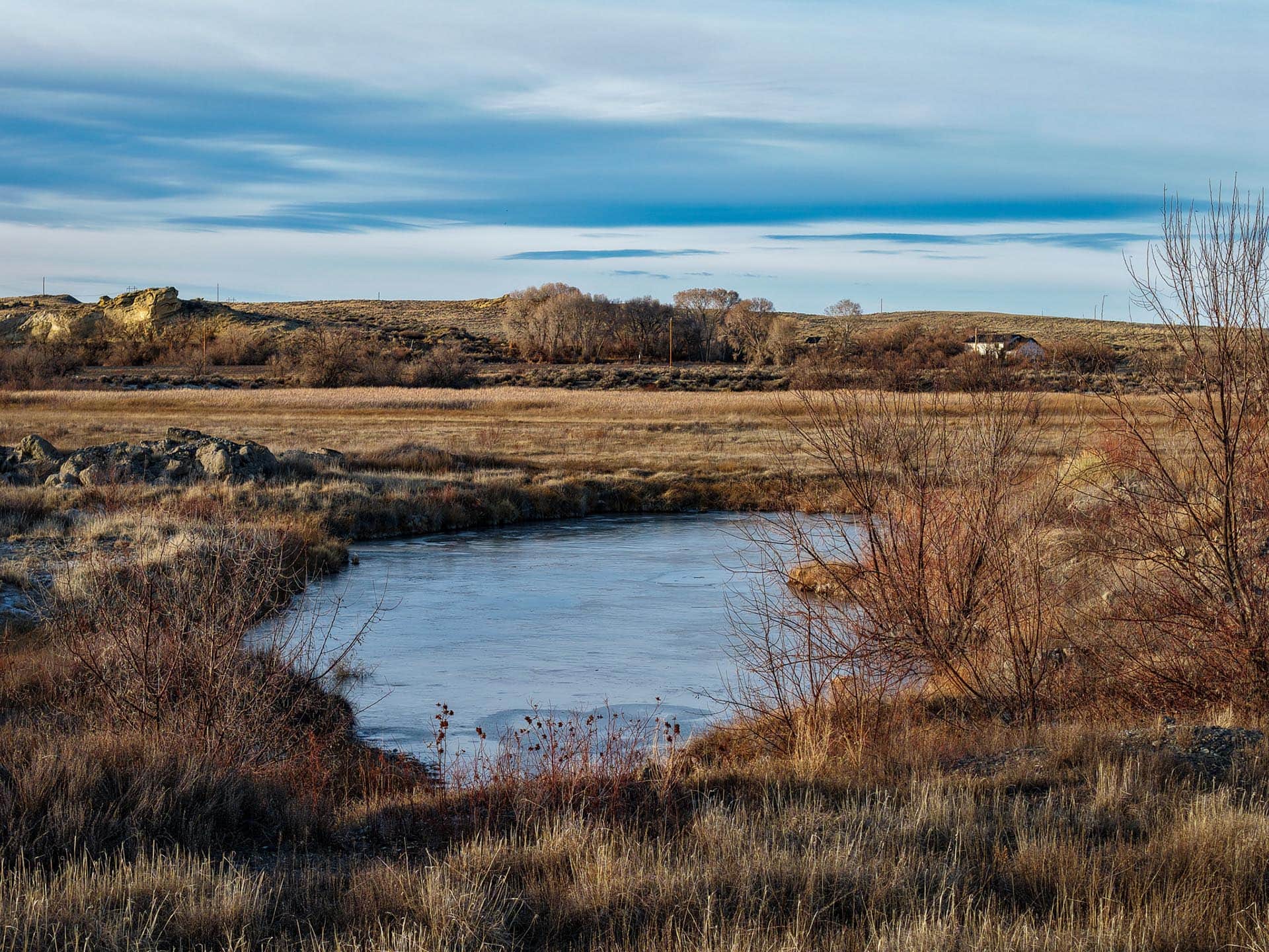 pond wyoming shohone valley versatility land