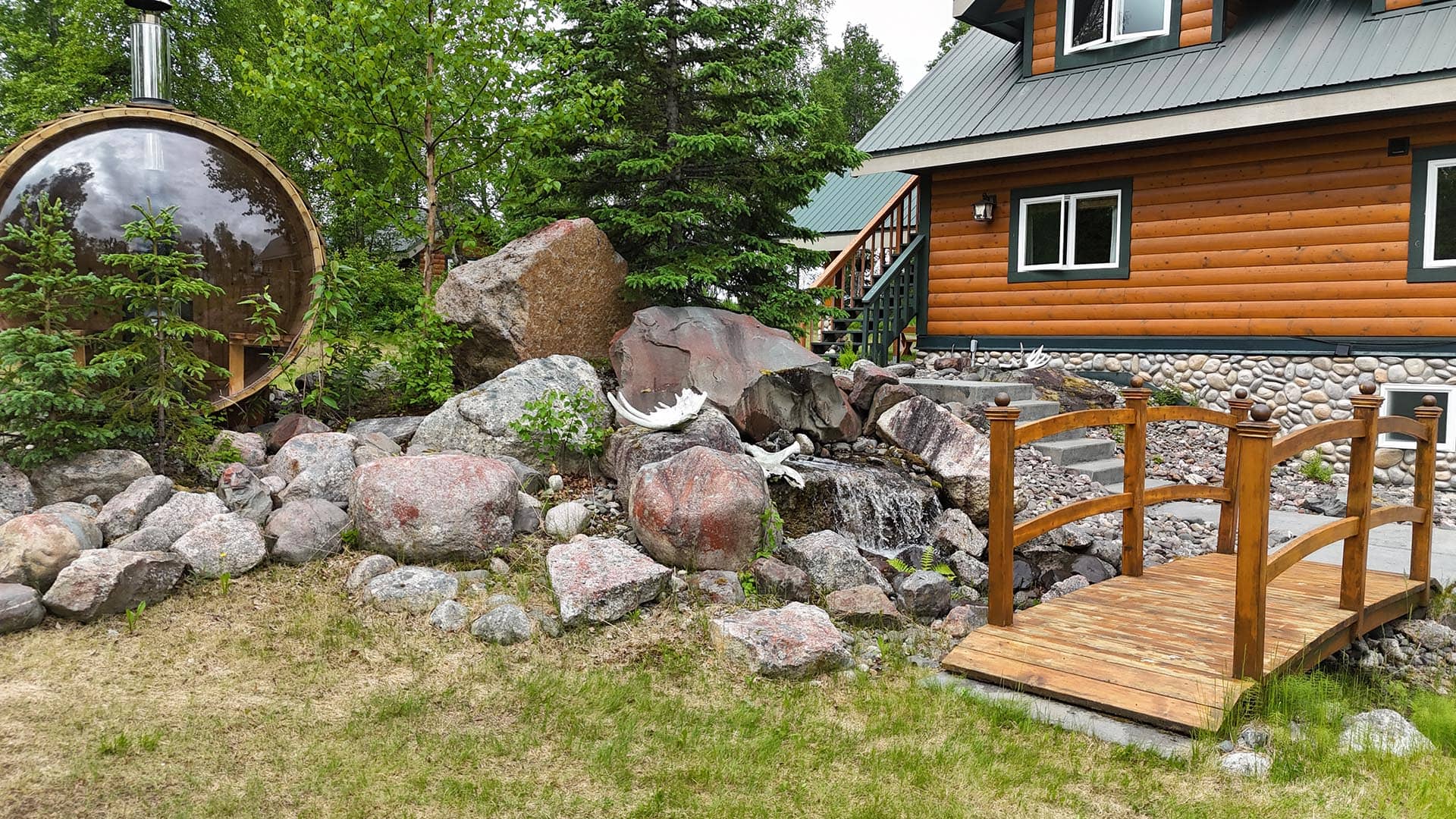 sauna alaska shulin lake resort