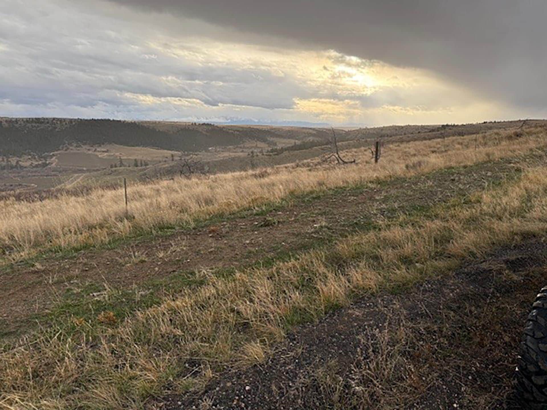 storm brewing Montana Brumfield Ridge Ranch