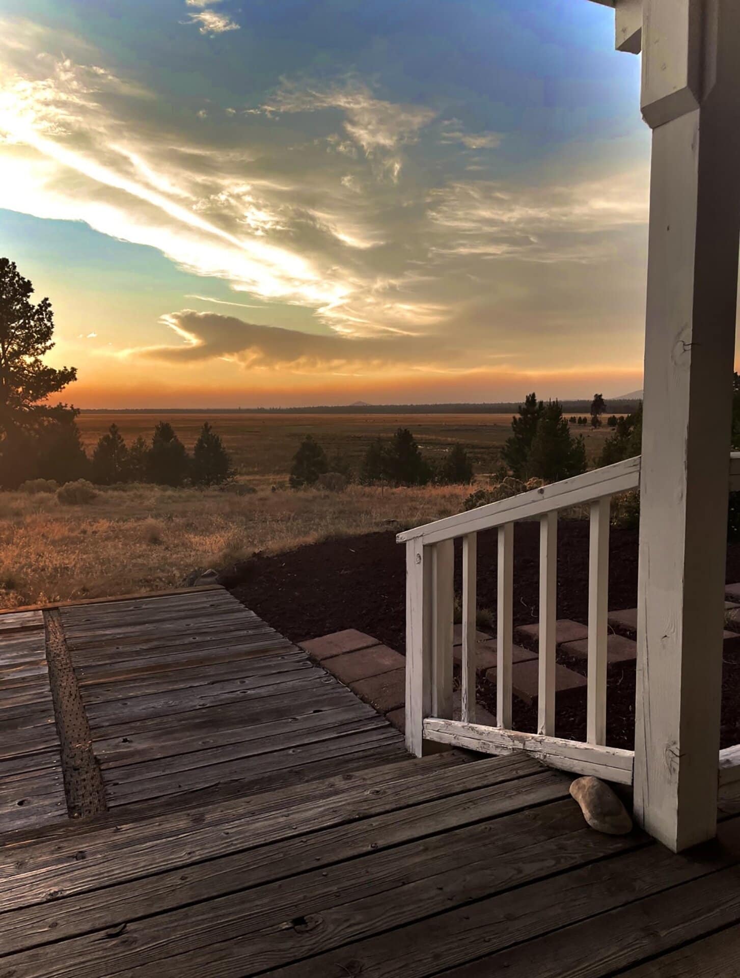 amazing sunset oregon jackson creek ranch