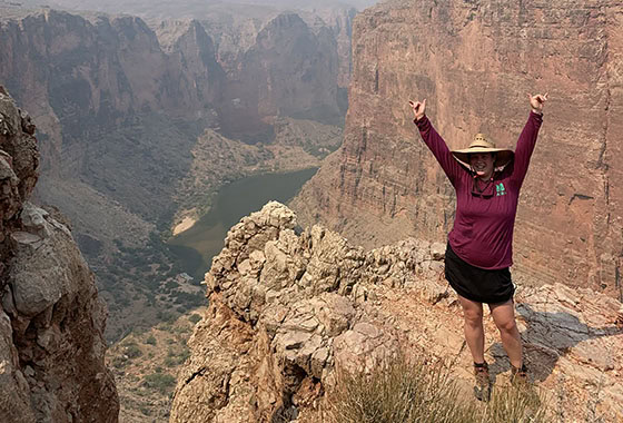 carly chenoweth operations associate canyon hiking