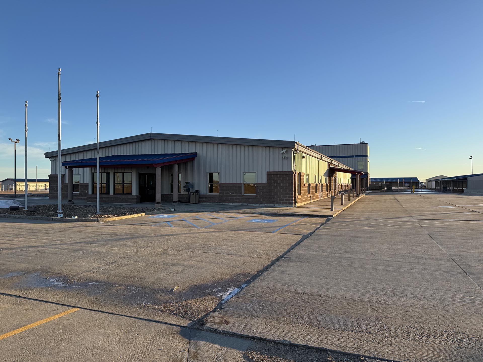 exterior north dakota Highway 22 Industrial office Complex