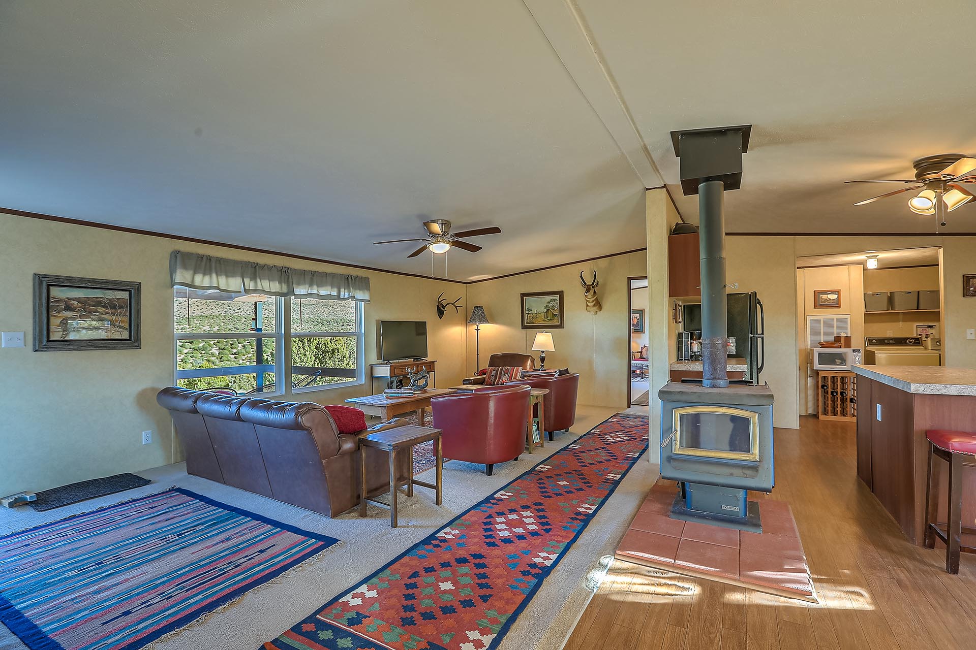 kitchen living room new mexico rancho el patron