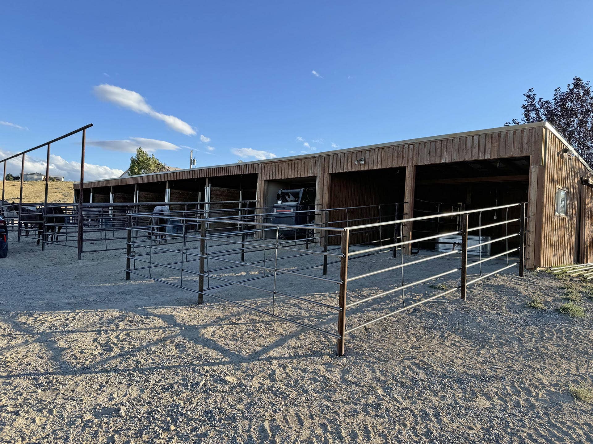 outdoor stalls montana oliver performance horse facility