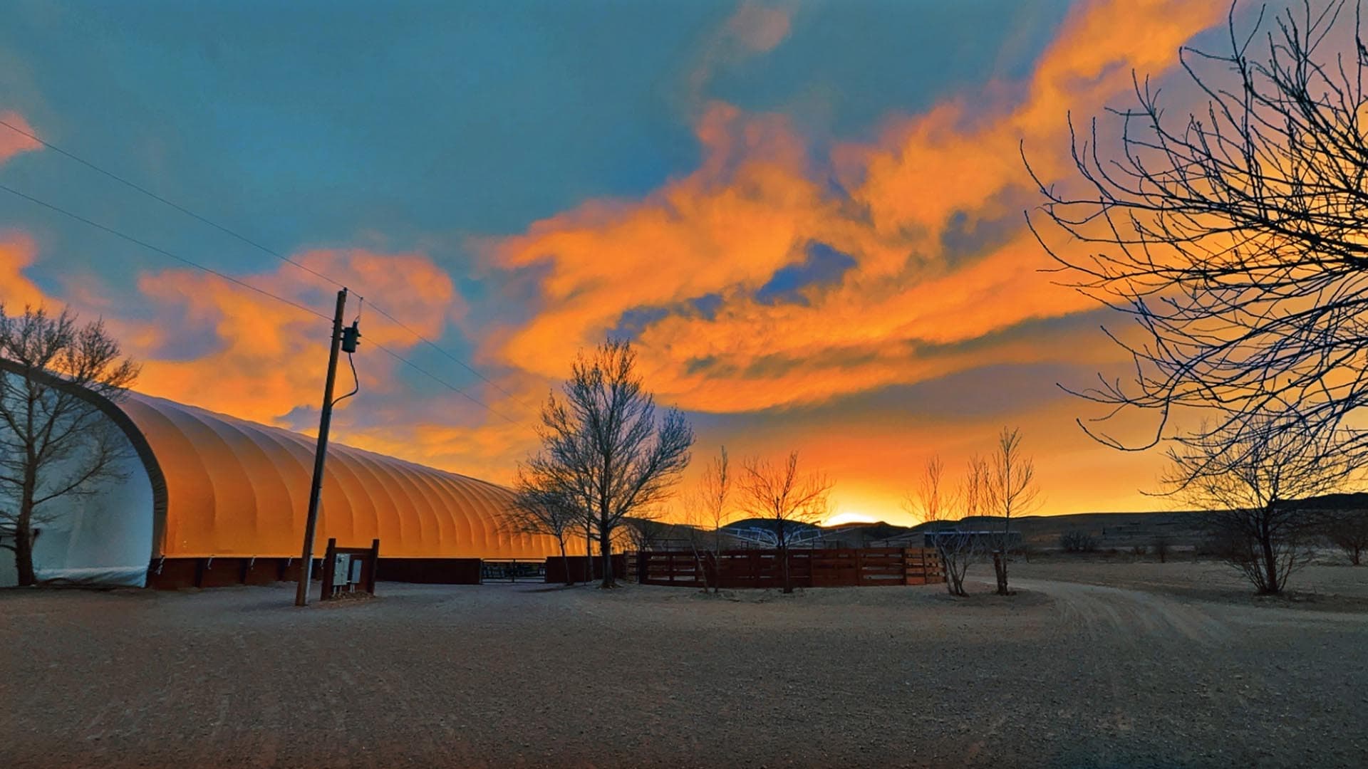 sunset views montana oliver performance horse facility