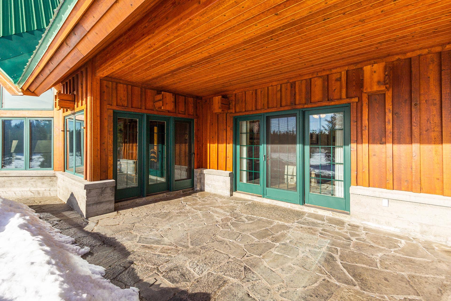 Back Patio Idaho Island Park's Coho Reserve