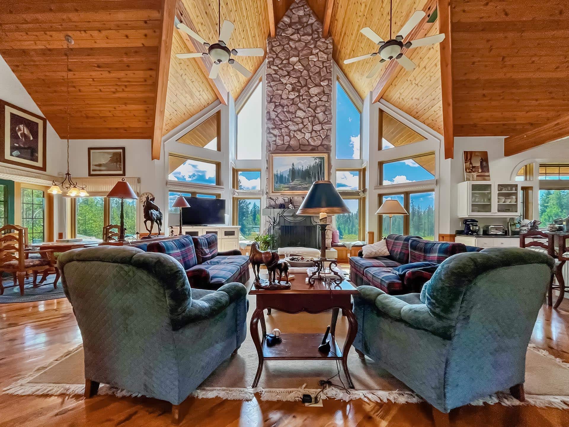 Custom Beam Construction Idaho Island Park's Coho Reserve