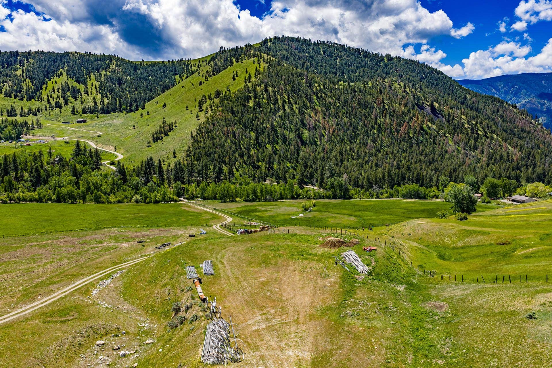 elevated building site idaho north mountain ranch