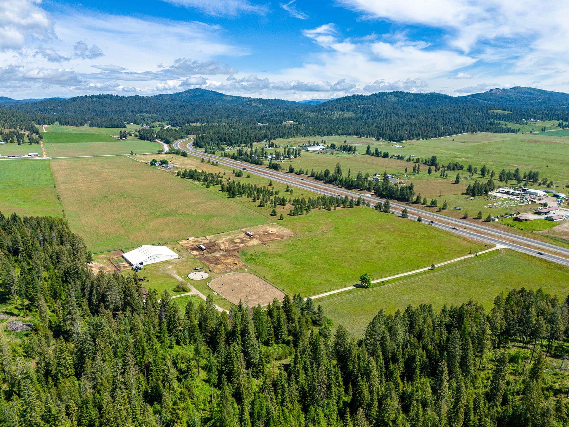 equine estate with mountain view eastern washington shadow ridge stable