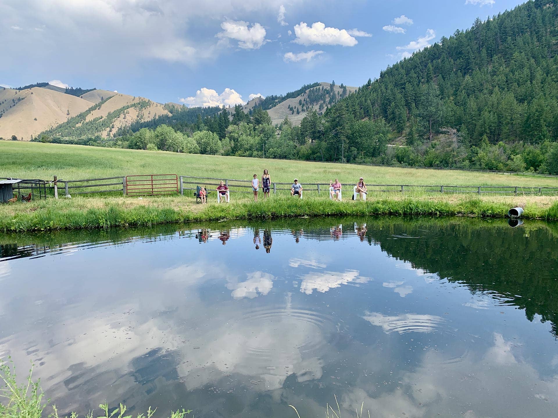 Family Gathering Idaho North Mountain Ranch