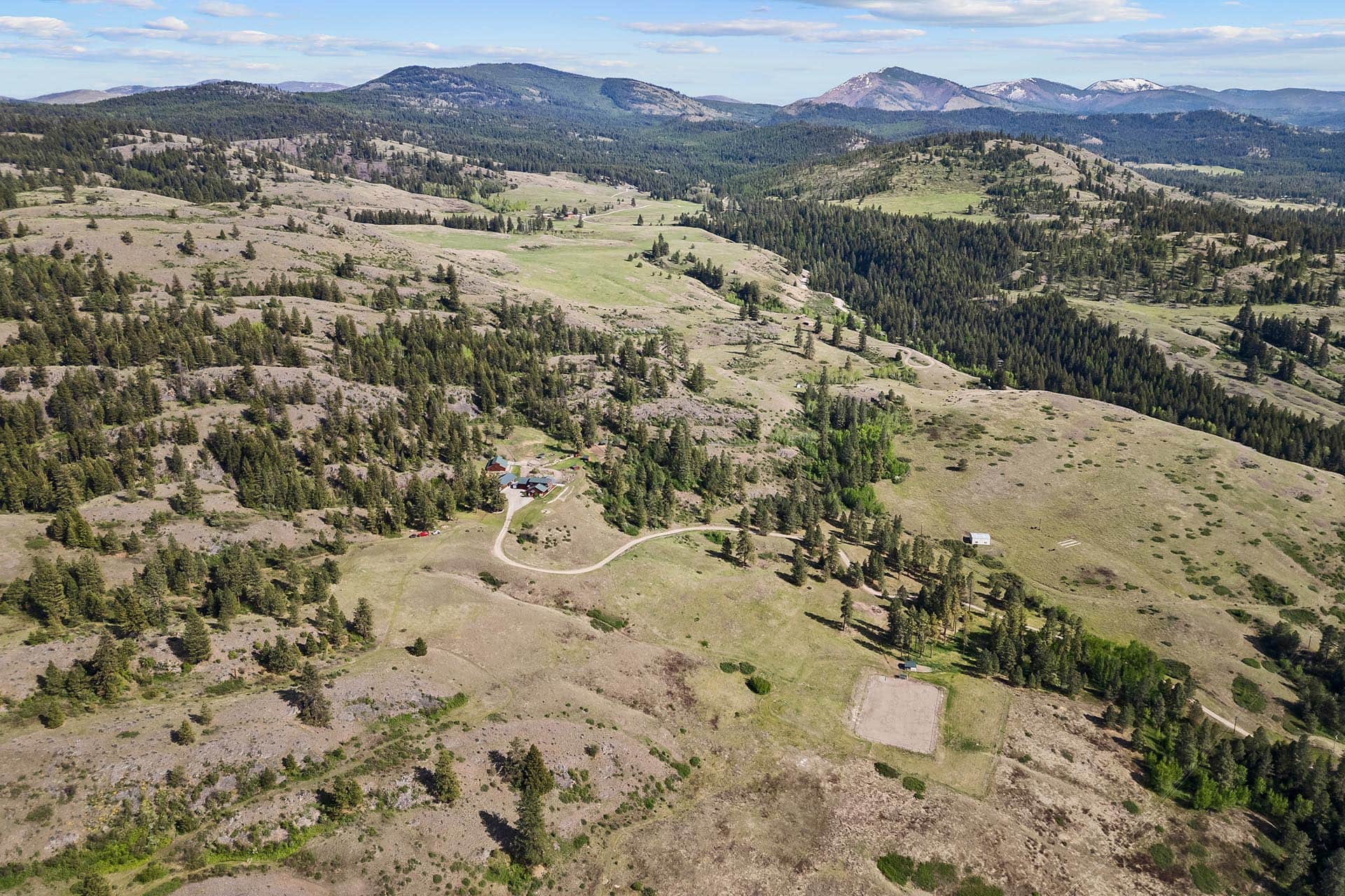 Hillside Overview Washington Lost Moose Ranch