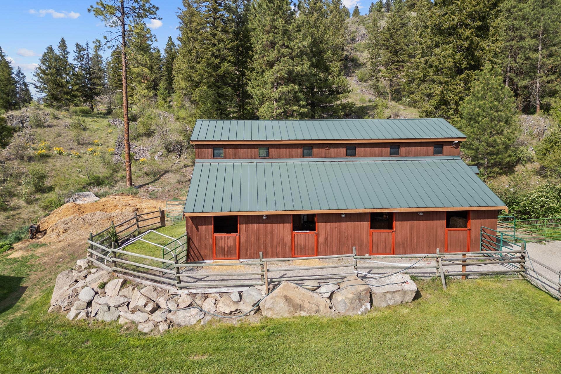 Horse Barn Washington Lost Moose Ranch