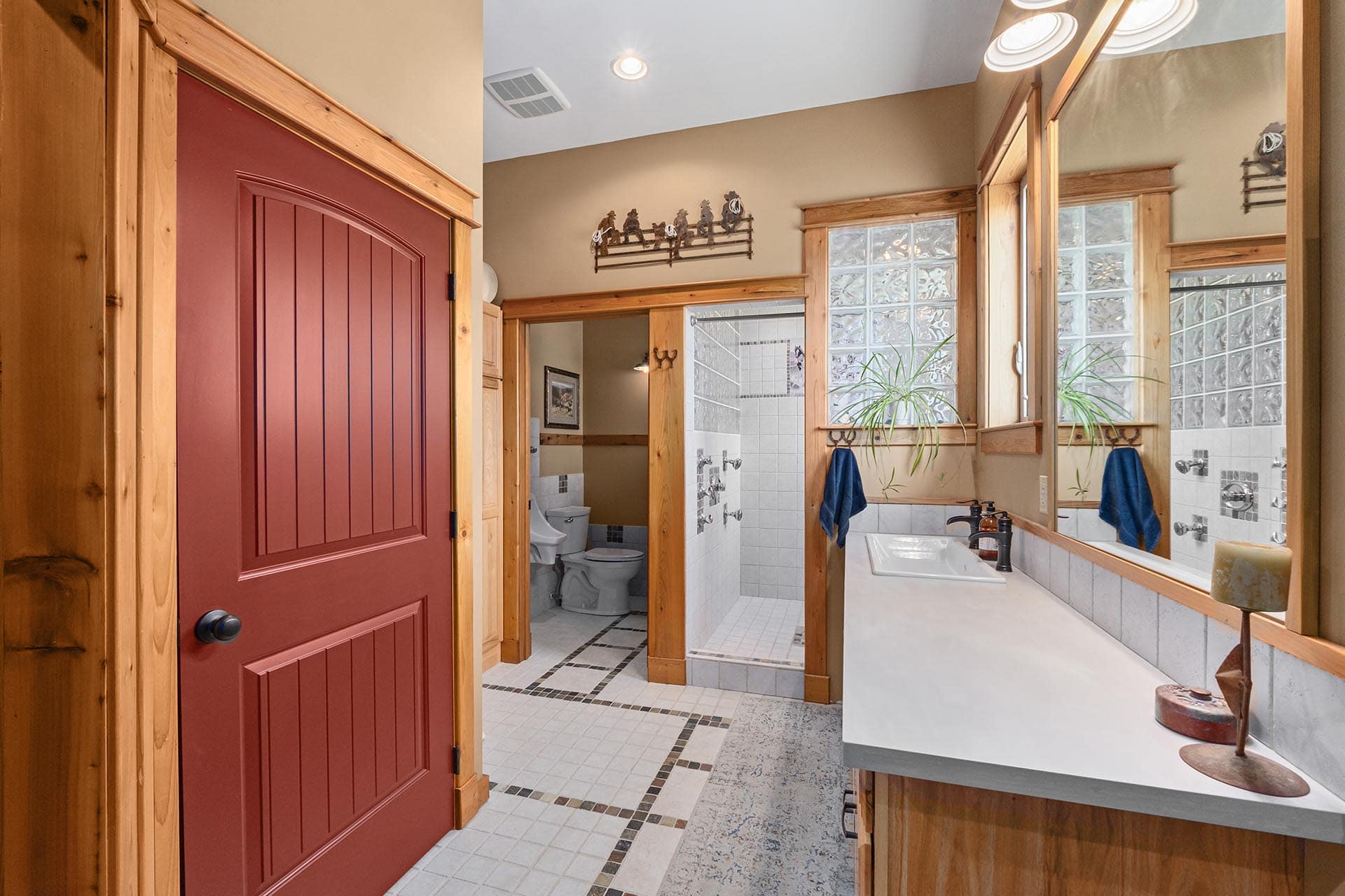 Master Bathroom Washington Lost Moose Ranch
