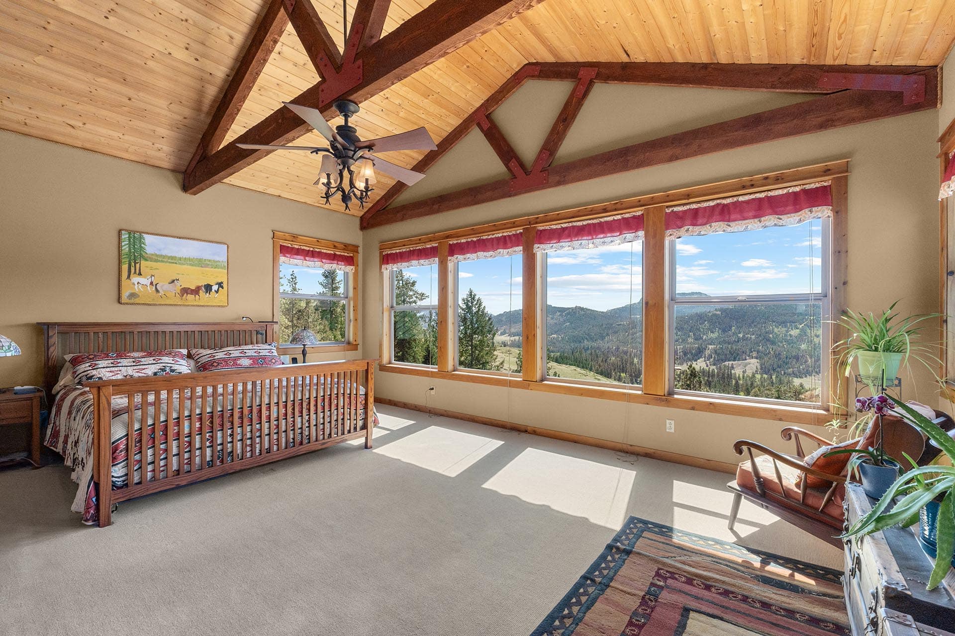 Master Bedroom Views Washington Lost Moose Ranch