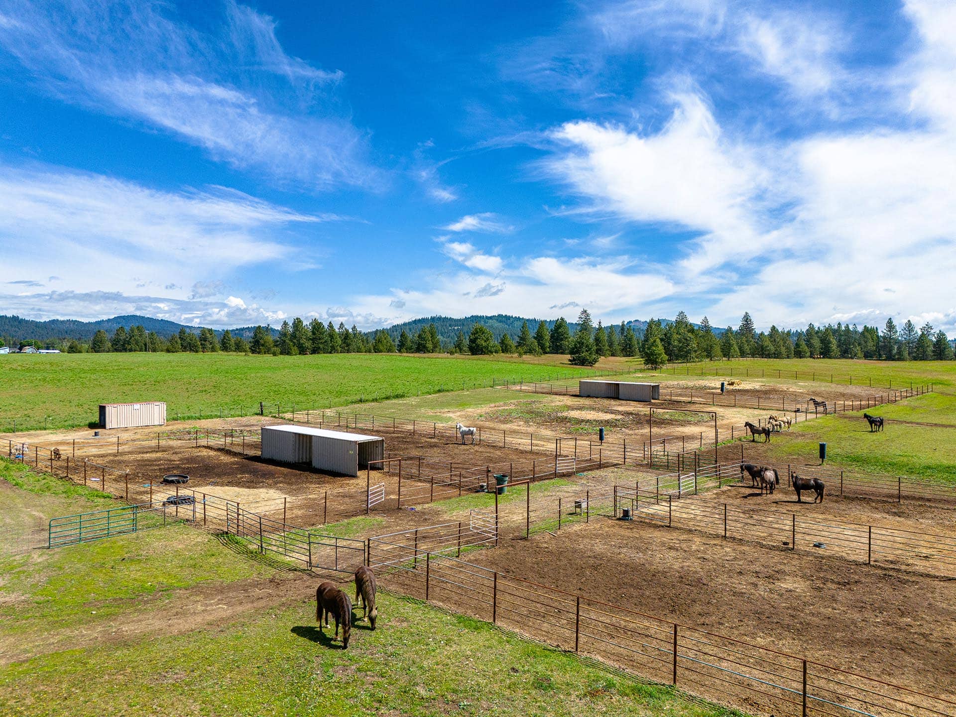 paddocks with shelter eastern washington shadow ridge stable