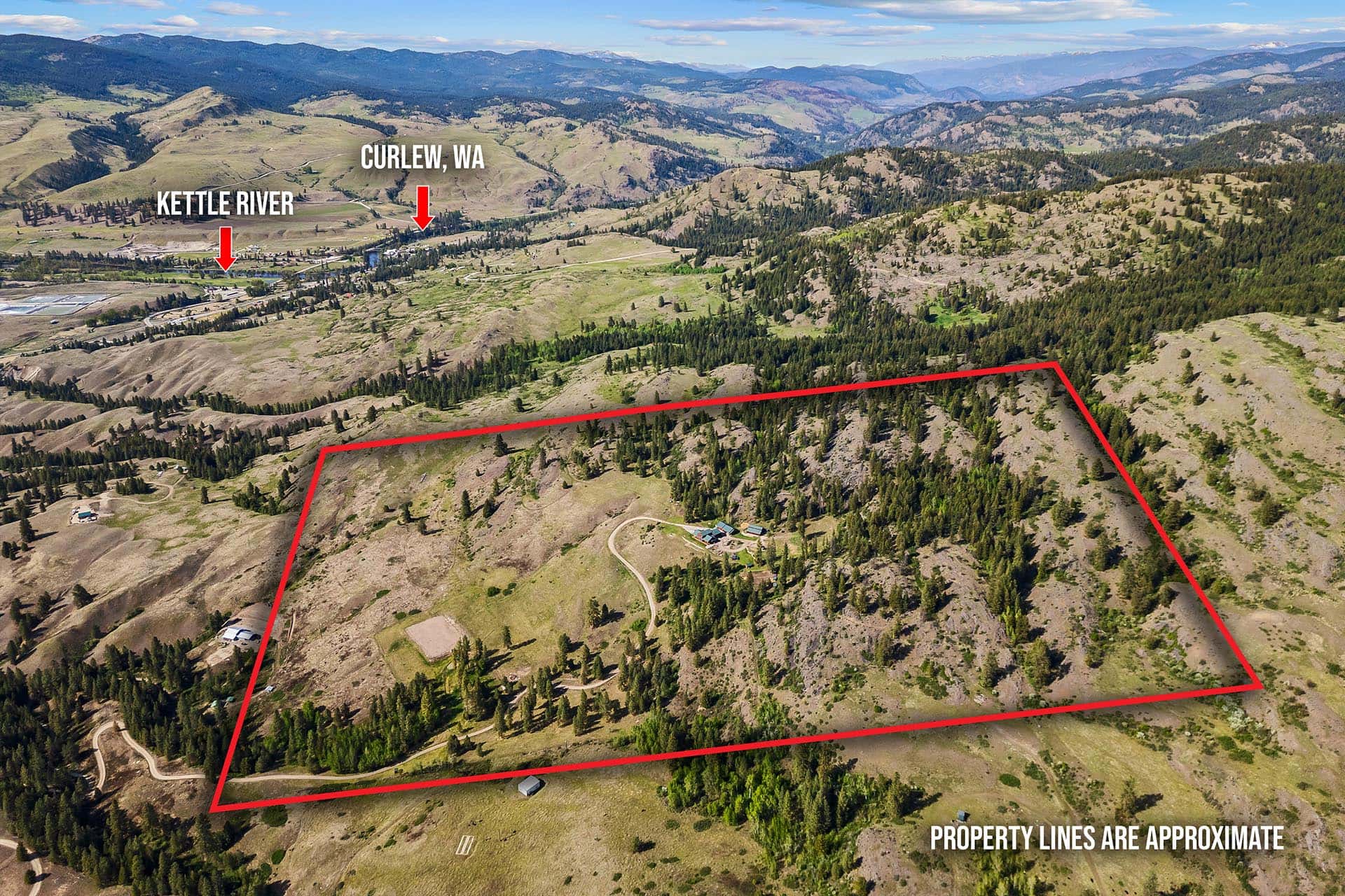 Property Outline Washington Lost Moose Ranch