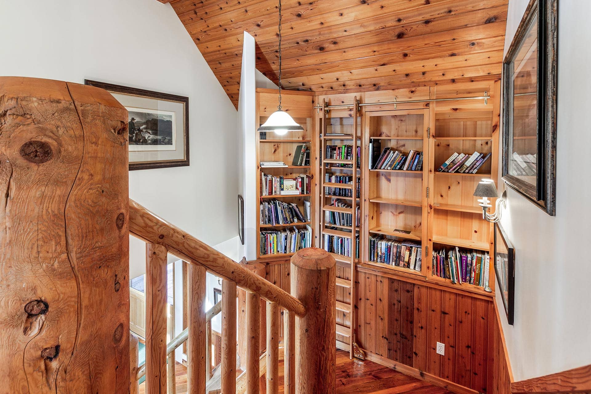 Stair Book Case Idaho Island Park's Coho Reserve