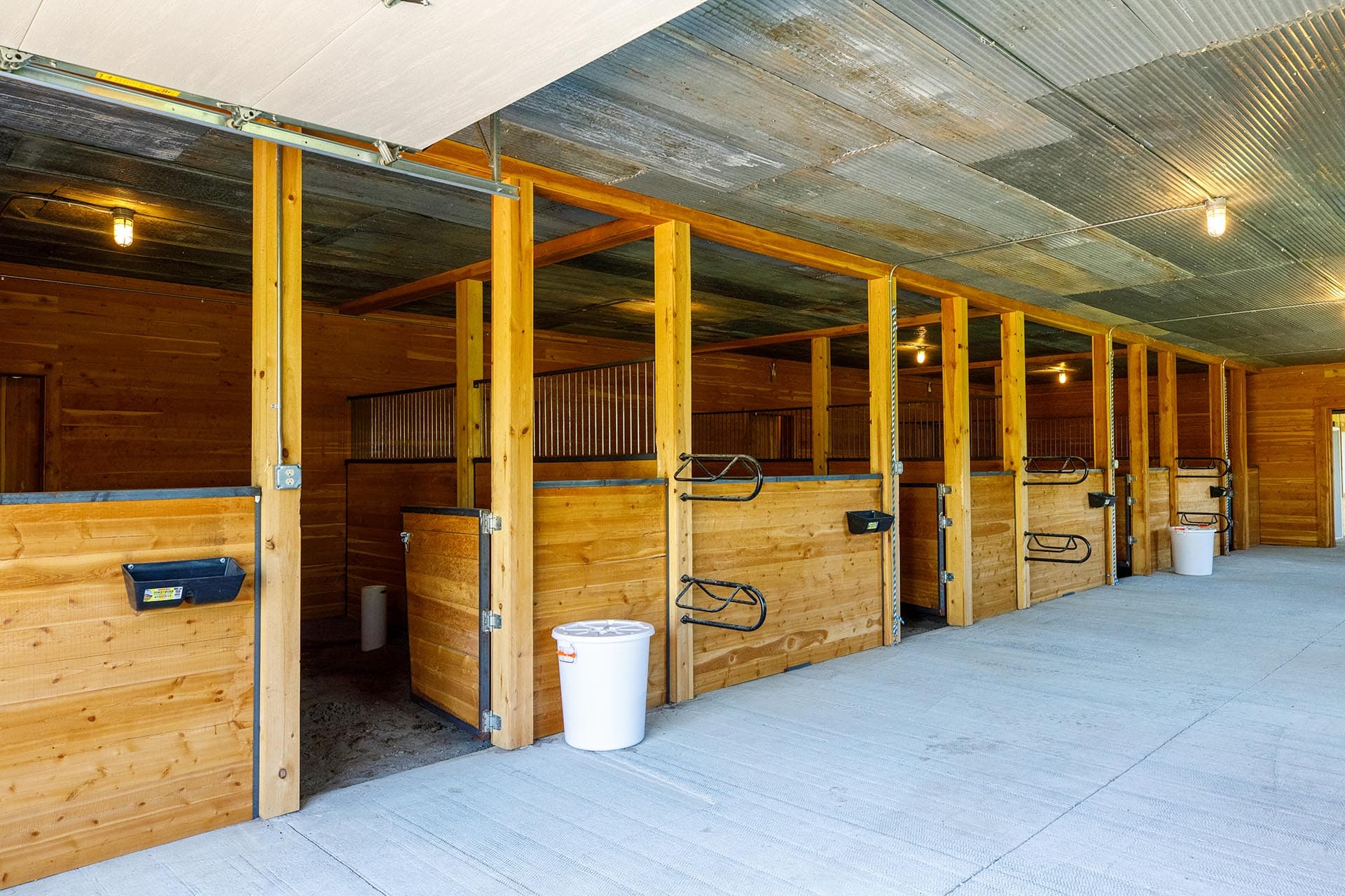 horse stalls in barn montana 1805 river ranch