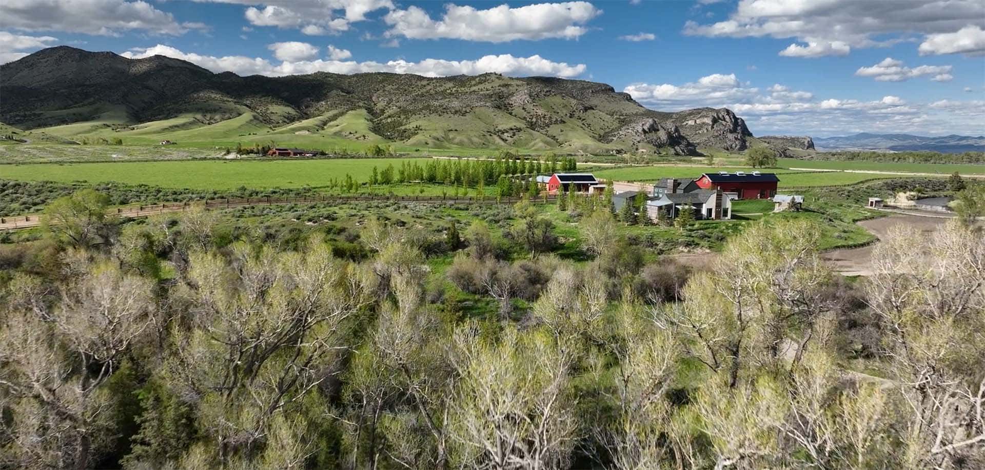 mountain hillside and improvements view montana 1805 river ranch