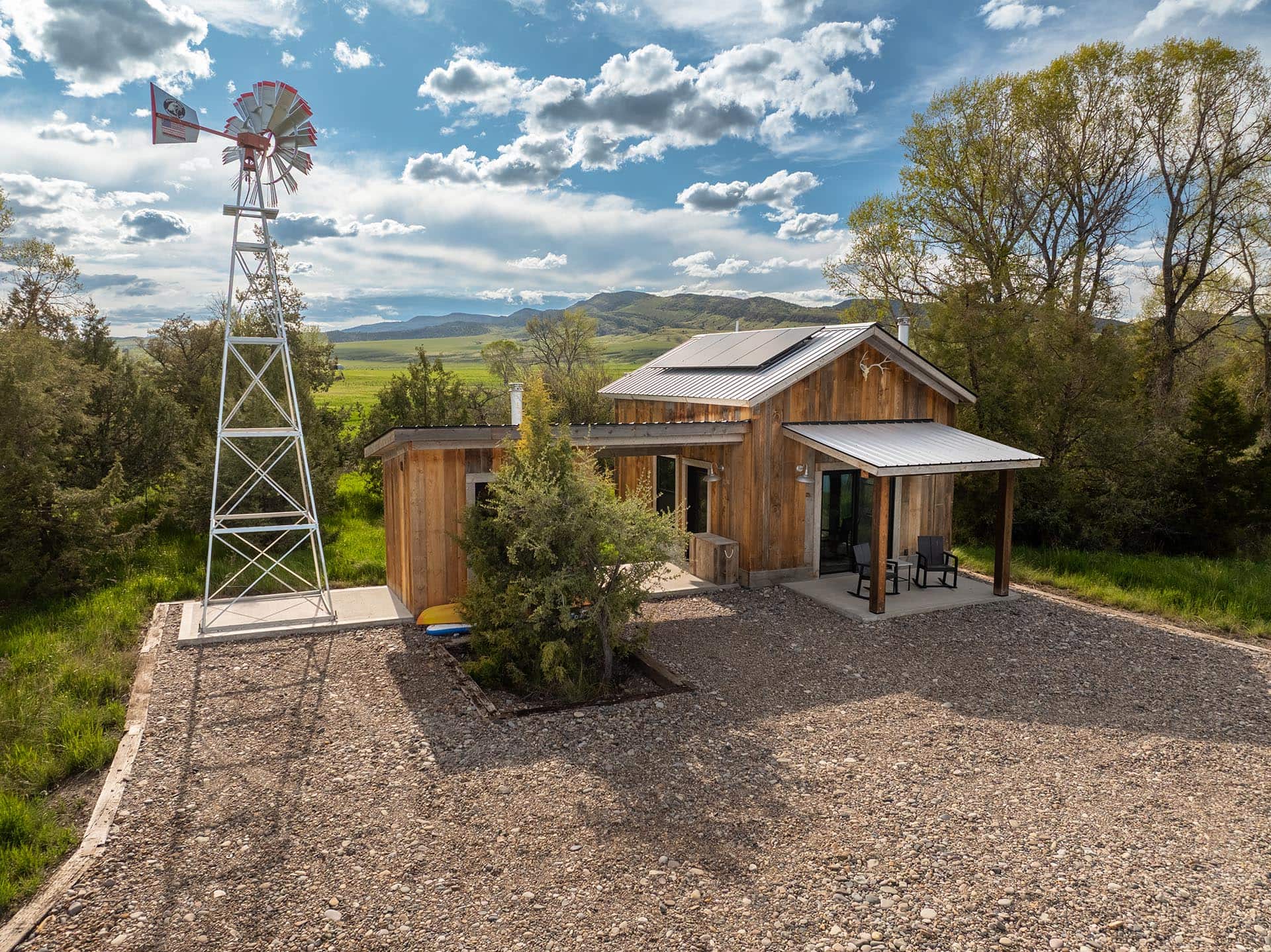 off grid cabin near pond montana 1805 river ranch