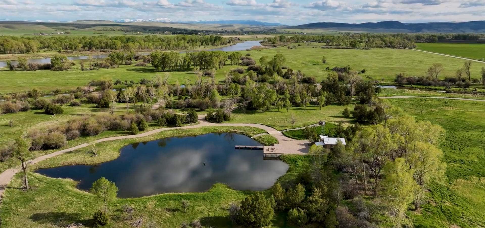 pond near river montana 1805 river ranch