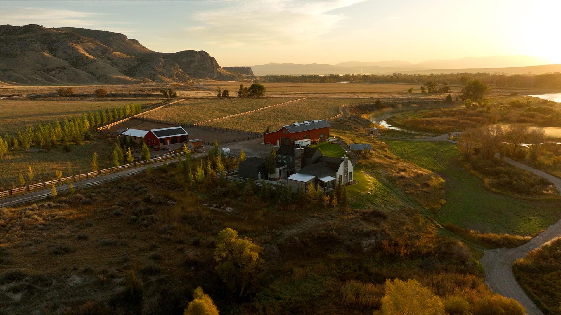ranch headquarters view montana 1805 river ranch