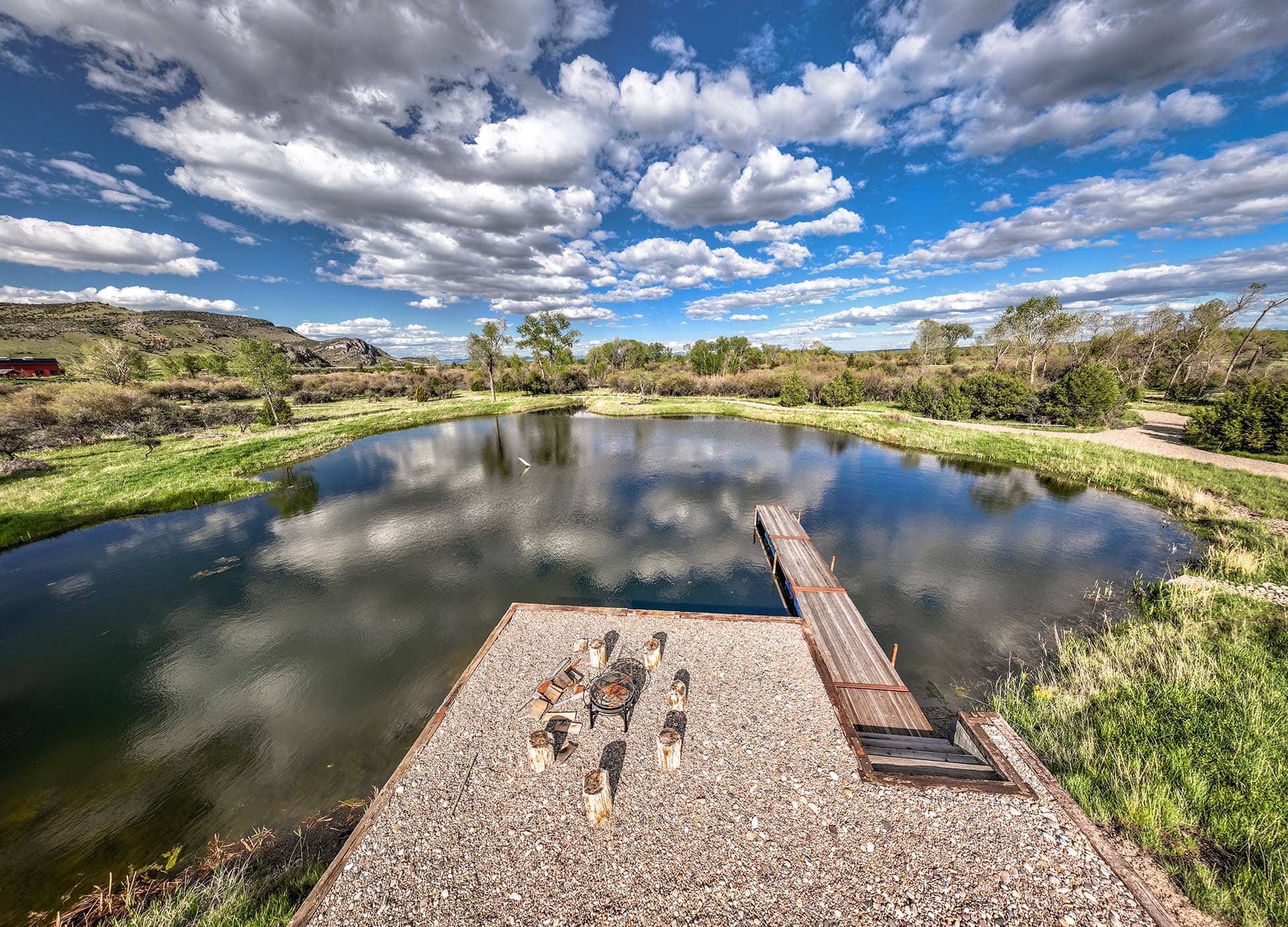 swimming dock montana 1805 river ranch
