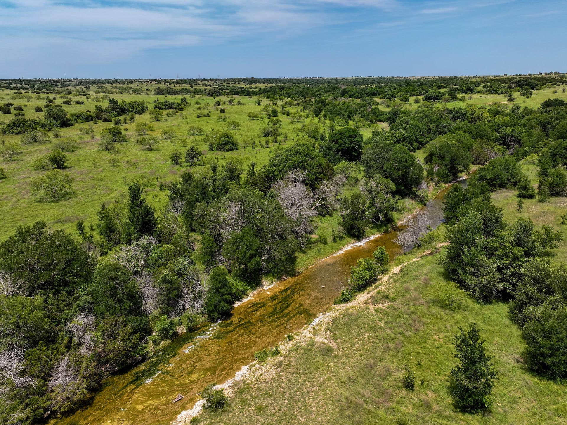 Texas ranch land for recreational use Cotton Willow Ranch