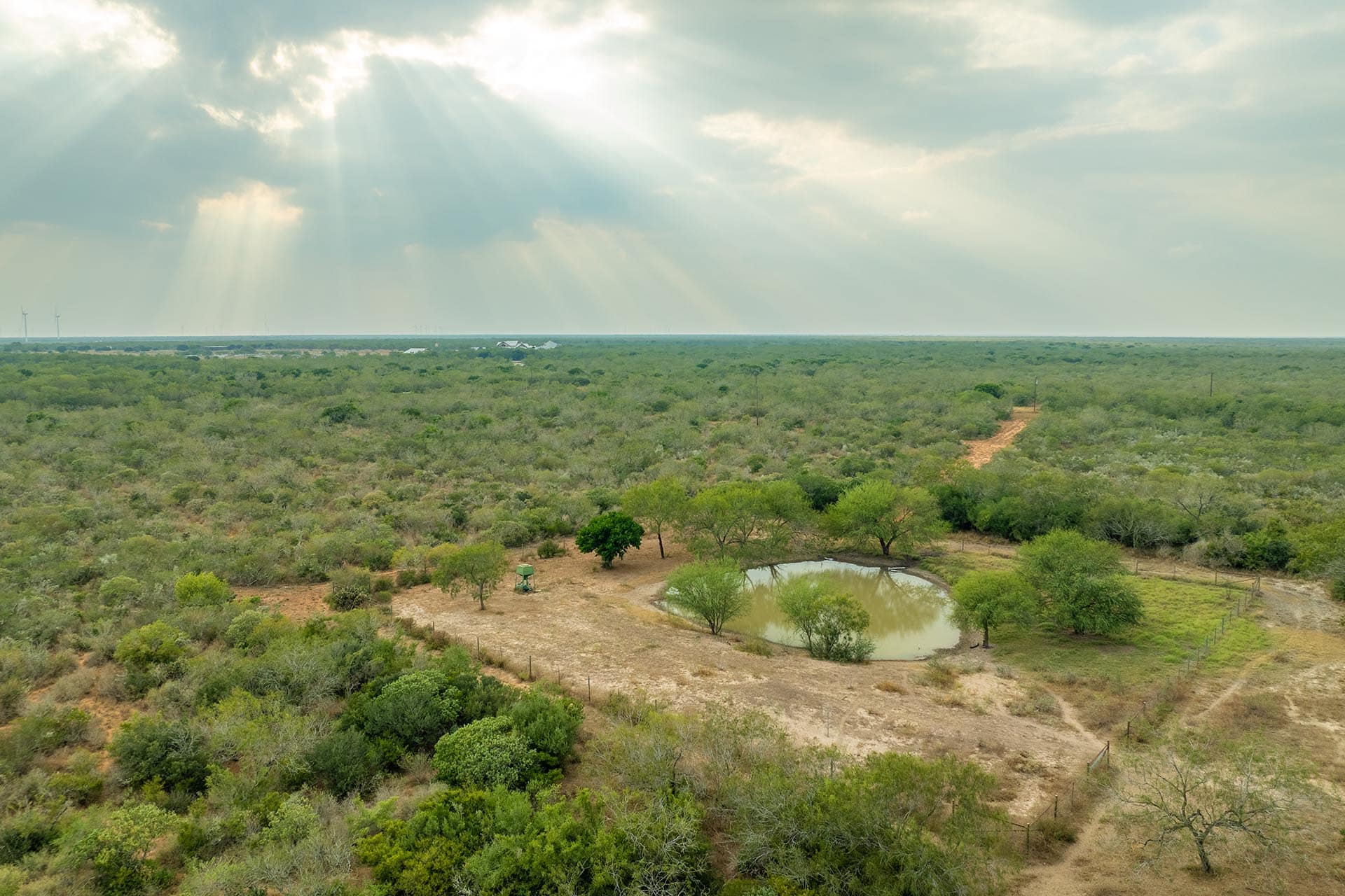 Texas ranch with game feeders and blinds El Monte Gringo Ranch